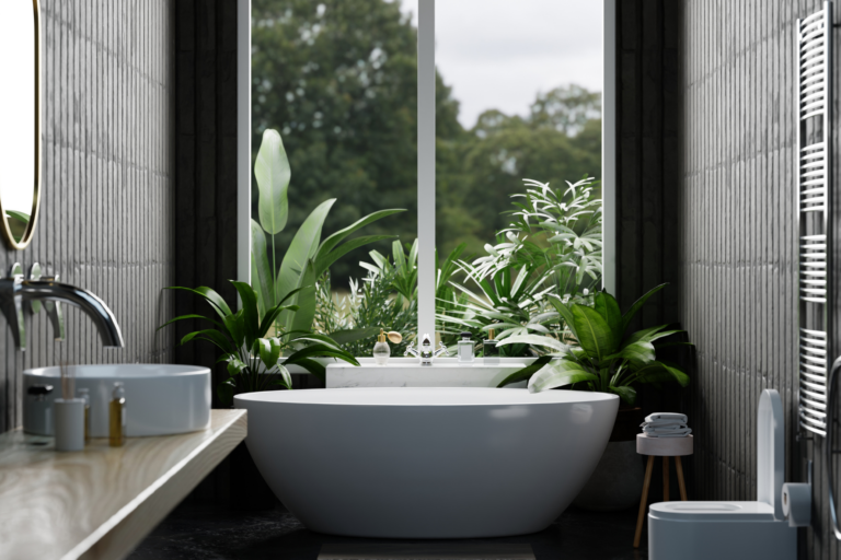 Crea un oasis tropical en tu baño: consejos para un espacio relajante y exótico