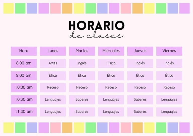 Cómo Diseñar un Horario Efectivo: Tutoriales en Español