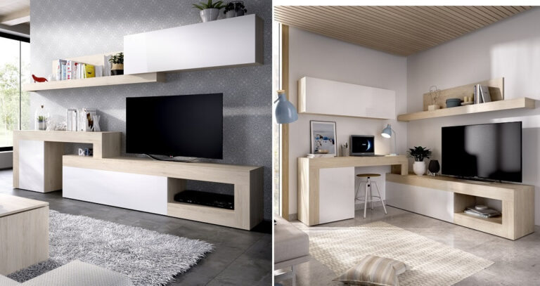 Ideas para combinar estilos de muebles modulares en una habitación