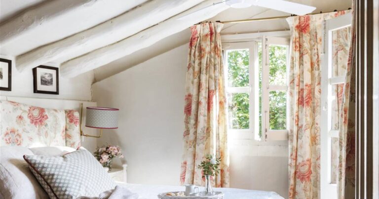 Ideas para combinar cortinas de estampado floral en la decoración de tu hogar