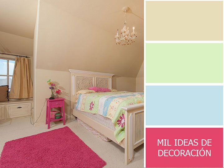 Elige la paleta de colores perfecta para un dormitorio juvenil