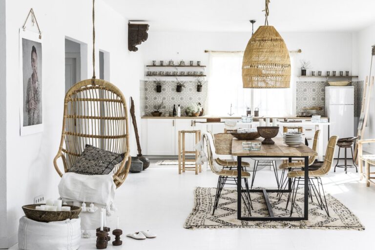 Equilibrio perfecto: estilo nórdico y bohemio en la decoración del hogar