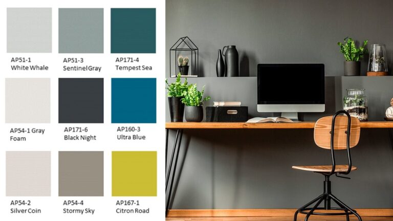 Colores para maximizar la productividad en una oficina en casa