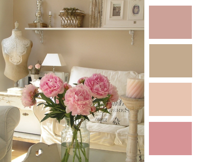 Los colores más populares para la decoración de interiores estilo vintage