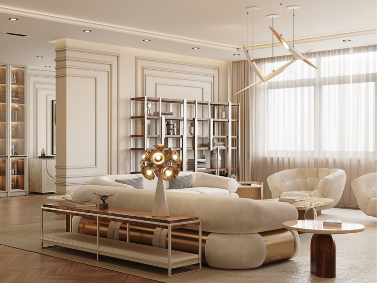 Tips para una sala de estar elegante y glamorosa